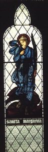 St. Margaret, fra St. Peters kirke, Bramley, Yorkshire av John Henry Dearle