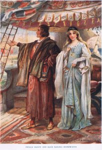 Prins Henry og Elsie seiler hjem av John Henry Frederick Bacon