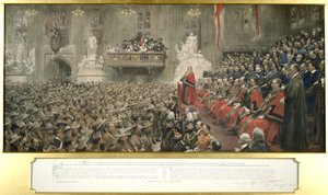 The City Imperial Volunteers i Guildhall, London, 1900. av John Henry Frederick Bacon