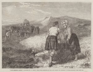 Love lightens Labour, fra utstillingen til New Society of Painters in Water-Colours av John Henry Mole