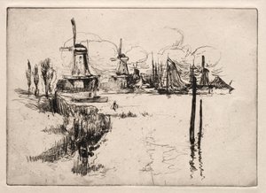Dordrecht. av John Henry Twachtman