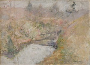 Hemlock Pool, ca. 1890-1900. av John Henry Twachtman