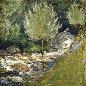 Horseneck Falls, Greenwich, Connecticut, av John Henry Twachtman