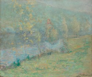 Tåkete maimorgen av John Henry Twachtman