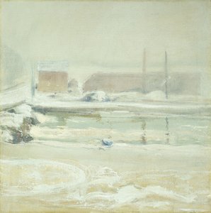 Elvescene ved Cos Cob, av John Henry Twachtman