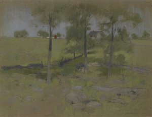 Tre trær, ca. 1888-95 av John Henry Twachtman