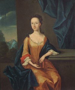 Mrs Thomas Freame (1704-c.1751) etter en original antatt å være av Sir Godfrey Kneller, ca. 1742