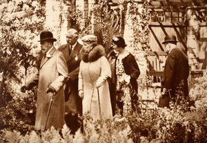 King George og Queen Mary på Chelsea Flower Show, 1930-tallet