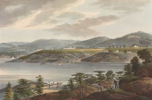 West Point nr. 16 av The Hudson River Portfolio, 1825. av John Hill