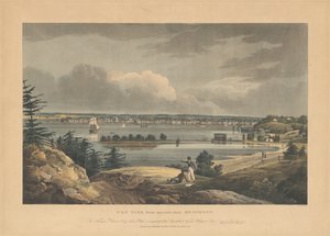 New York fra Heights nær Brooklyn av John Hill, after William Guy Wall