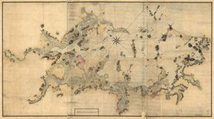 [Boston Harbour, med omgivelsene osv. av John Hills