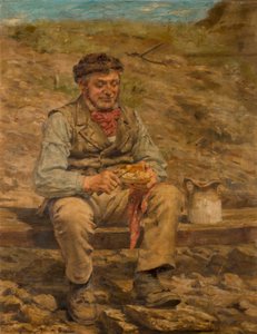 Arbeider som spiser lunsj, 1886-87 av John Hodgson Campbell
