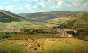 Mytholmroyd & Cragg Vale fra Ewood Hall, 1869