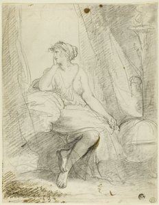 Sittende kvinne av John Hoppner