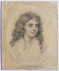 Portrett av Anna Maria Woolf, født Smart, ca. 1785.