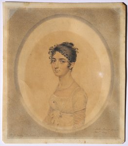 Portrett av frøken Mary Tadman, 1809.
