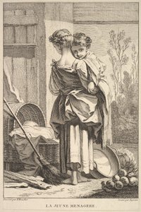 Den unge husholderske, 1741-63.