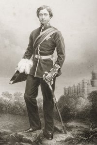 Albert Edward (1841-1910) gravert av D.J. Pund fra et fotografi, fra 