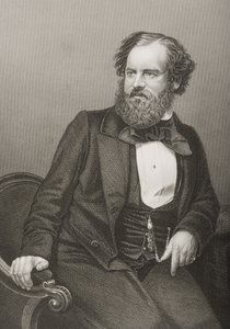 Albert Smith (1816-60) gravert av D.J. Pund fra et fotografi, fra 