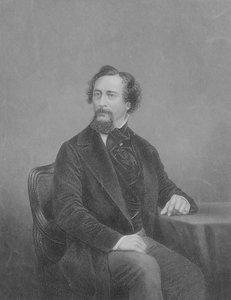 Charles John Huffam Dickens (1812-70) av John Jabez Edwin Paisley Mayall