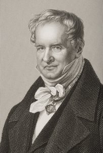 Friedrich Heinrich Alexander Humboldt (1769-1859), baron von Humboldt, gravert av D.J. Pund fra et fotografi, fra The Drawing-Room of Eminent Personages, bind 2, utgitt i London, 1860 (engra av John Jabez Edwin Paisley Mayall