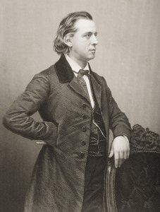 Henry Ward Beecher (1813-1887) gravert av D.J. Pund fra et fotografi, fra 