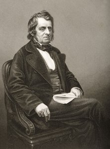 John Arthur Roebuck (1801-79) gravert av D.J. Pund fra et fotografi, fra 