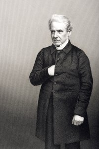 Pastor Thomas Dale (1797-1870) gravert av D.J. Pund fra et fotografi, fra 