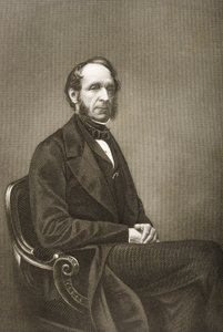 Robert Grosvenor (1801-93) gravert av DJ Pound fra et fotografi, fra 'The Drawing-Room of Eminent Personages, Volume 2', publisert i London, 1860 av John Jabez Edwin Paisley Mayall