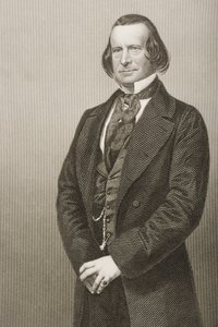 Samuel Phelps (1804-78) gravert av D.J. Pund fra et fotografi, fra 