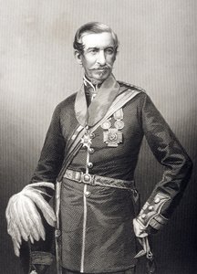 Sir Archdale Wilson (1803-74) gravert av D.J. Pund fra et fotografi, fra 