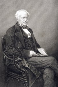 Sir Fitzroy Kelly (1796-1880) gravert av D.J. Pund fra et fotografi, fra 