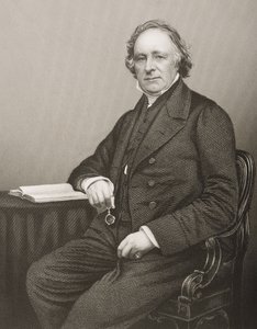 Thomas Binney (1798-1874) gravert av DJ Pound fra et fotografi, fra 'The Drawing-Room of Eminent Personages, Volume 2', publisert i London, 1860 av John Jabez Edwin Paisley Mayall