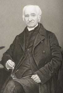 Thomas Vowler Short (1790-1872) gravert av DJ Pound fra et fotografi, fra 'The Drawing-Room of Eminent Personages, Volume 2', publisert i London, 1860 av John Jabez Edwin Paisley Mayall