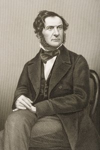 William Ewart Gladstone (1809-98) gravert av D.J. Pund fra et fotografi, fra 