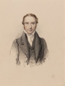 Portrett av Samuel Prout, ca. 1820 (wc på papir)