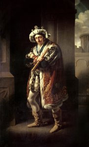 Edmund Kean (1787-1833) som Richard III av John James Halls