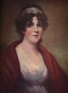 Portrett av frøken Mary Reynolds fru Houlthurst, 1809, 1922