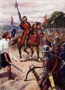 William Wallace i slaget ved Falkirk, Skottland