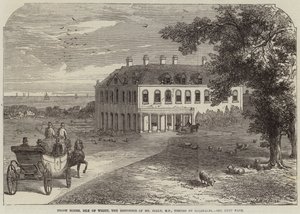 Brook House, Isle of Wight, residensen til Mr Seely, MP, besøkt av Garibaldi