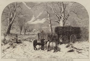 Carting Paggots for Christmas, en scene i Chessington, nær Epsom