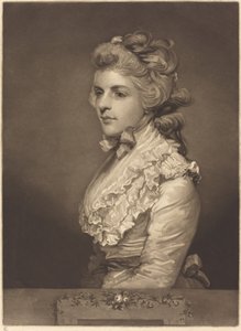 Frøken Kemble i en hvit kjole av John Jones after Sir Joshua Reynolds