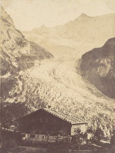 Den sveitsiske isbreen, 1850-tallet. av John Joscelyn Coghill