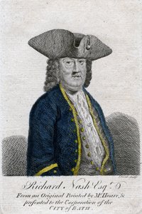 Richard Beau Nash, britisk dandy, 1700-tallet.