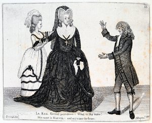 Sarah Siddons, engelsk skuespillerinne, 1784. av John Kay