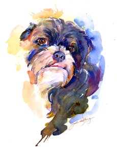 Livi-portrett, 2014, (akvarell)