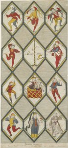 Betley Glass Window - Morris Dancers: gravering, nd [1751-1790] (trykk)