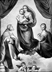 Madonnaen i San Sisto, c1512, 1893 av John L. Stoddard
