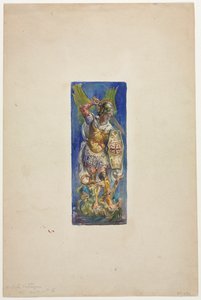 Design for farget glass. av John La Farge