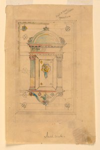 Design for en veggnisje av John La Farge